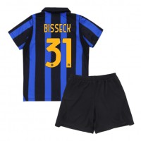 Inter Milan Yann Bisseck #31 Hjemme Trøje Børn 2026-27 Kortærmet (+ Korte bukser)